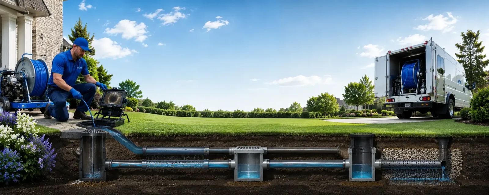 Outdoor drain cleaning information for Council, ID
